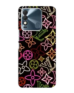 Чехол для TECNO Spark 8 с картинкой «Неоновый микс Nike» Чехол для TECNO Spark 8 с картинкой «Неоновый микс Nike»