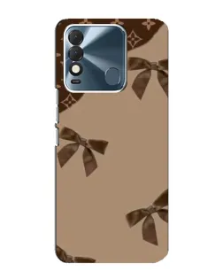 Чехол для TECNO Spark 8 с картинкой «LV — кофейный атлас»