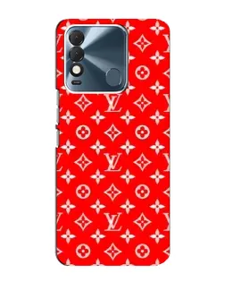 Чехол для TECNO Spark 8 с картинкой «Яркий паттерн LV»