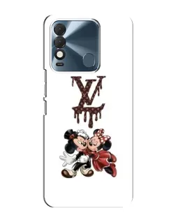 Чехол для TECNO Spark 8 с картинкой «LV и Микки Маус»