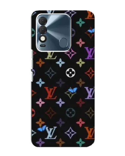 Чехол для TECNO Spark 8 с картинкой «Цветная монограмма LV» Чехол для TECNO Spark 8 с картинкой «Цветная монограмма LV»