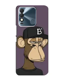 Чехол для TECNO Spark 8 с картинкой «Bored Ape в кепке»