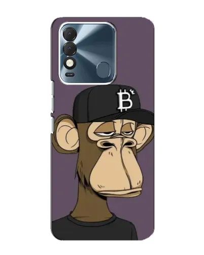 Чехол для TECNO Spark 8 с картинкой «Bored Ape в кепке»