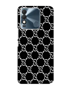 Чехол для TECNO Spark 8 с картинкой «Gucci — сетчатый паттерн»