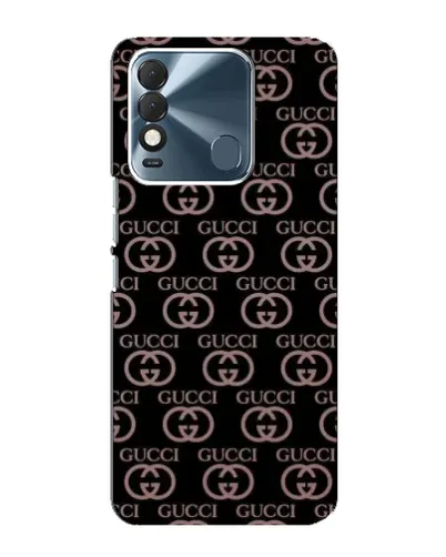 Чехол для TECNO Spark 8 с картинкой «Классическая монограмма Gucci»