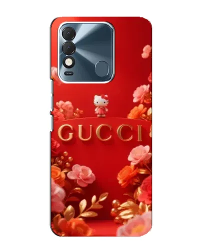 Чехол для TECNO Spark 8 с картинкой «Gucci — золотой сад»