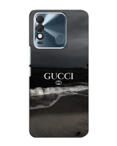 Чехол для TECNO Spark 8 с картинкой «Gucci — морской прибой»