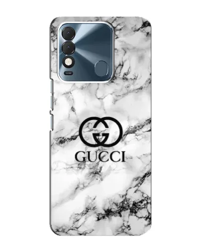 Чехол для TECNO Spark 8 с картинкой «Gucci — мраморный шик»