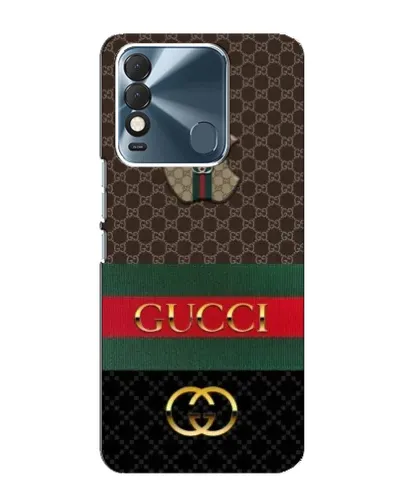 Чехол для TECNO Spark 8 с картинкой «Gucci — брендированный десерт»