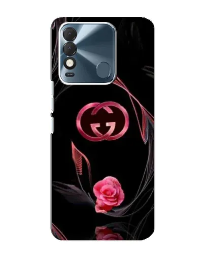 Чехол для TECNO Spark 8 с картинкой «Gucci — неоновая роза»