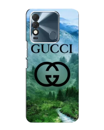 Чехол для TECNO Spark 8 с картинкой «Gucci — горный пейзаж»
