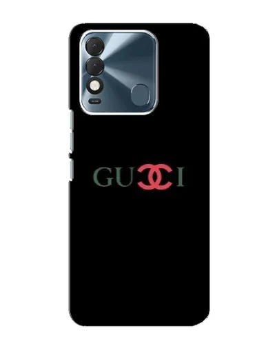 Чехол для TECNO Spark 8 с картинкой «Gucci — красный градиент»