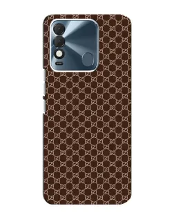 Чохол для TECNO Spark 8 з картинкою «Gucci — шоколадна сітка»