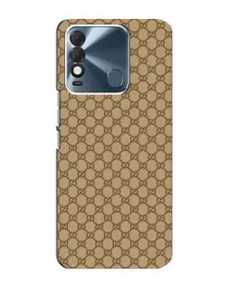 Чохол для TECNO Spark 8 з картинкою «Gucci — класичний беж»