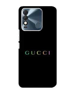 Чохол для TECNO Spark 8 з картинкою «Gucci — неоновий мінімалізм»