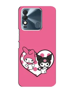 Чохол для TECNO Spark 8 з картинкою «Kuromi та My Melody» Чохол для TECNO Spark 8 з картинкою «Kuromi та My Melody»