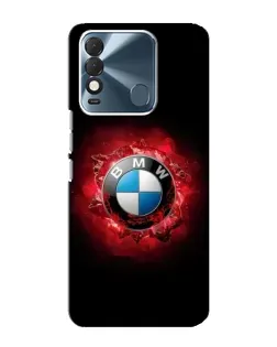 Чехол для TECNO Spark 8 с картинкой «Логотип BMW — вспышка»