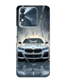 Чехол для TECNO Spark 8 с картинкой «BMW в свете фар»