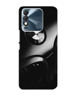 Чехол для TECNO Spark 8 с картинкой «Эмблема BMW — макро»