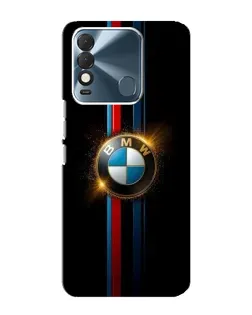 Чехол для TECNO Spark 8 с картинкой «BMW M-Power неон»