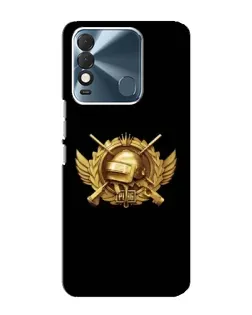 Чехол для TECNO Spark 8 с картинкой «PUBG — оранжевый градиент»