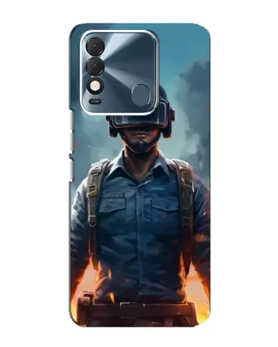 Чехол для TECNO Spark 8 с картинкой «PUBG — реалистичный герой» Чехол для TECNO Spark 8 с картинкой «PUBG — реалистичный герой»