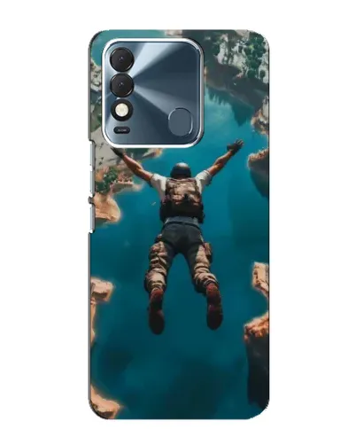Чехол для TECNO Spark 8 с картинкой «PUBG — свободное падение» Чехол для TECNO Spark 8 с картинкой «PUBG — свободное падение»