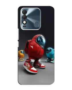 Чехол для TECNO Spark 8 с картинкой «Among Us — 3D стиль»