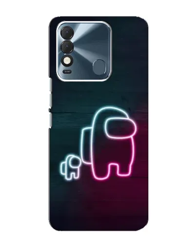 Чехол для TECNO Spark 8 с картинкой «Among Us неон-арт» Чехол для TECNO Spark 8 с картинкой «Among Us неон-арт»