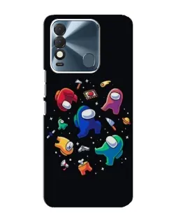 Чехол для TECNO Spark 8 с картинкой «Among Us космос»