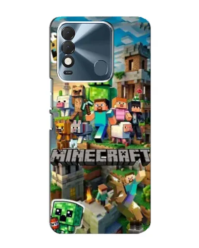 Чехол для TECNO Spark 8 с картинкой «Замок Minecraft» Чехол для TECNO Spark 8 с картинкой «Замок Minecraft»