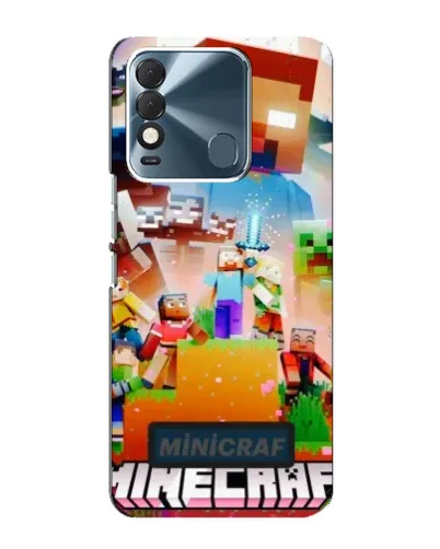 Чехол для TECNO Spark 8 с картинкой «Minecraft герои игры» Чехол для TECNO Spark 8 с картинкой «Minecraft герои игры»