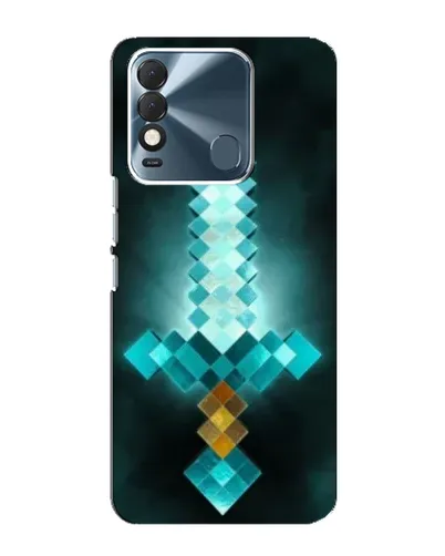 Чехол для TECNO Spark 8 с картинкой «Алмазный меч неон» Чехол для TECNO Spark 8 с картинкой «Алмазный меч неон»
