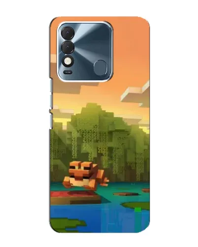 Чехол для TECNO Spark 8 с картинкой «Майнкрафт закат солнца» Чехол для TECNO Spark 8 с картинкой «Майнкрафт закат солнца»
