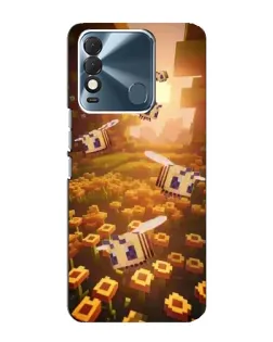Чехол для TECNO Spark 8 с картинкой «Поле подсолнухов»