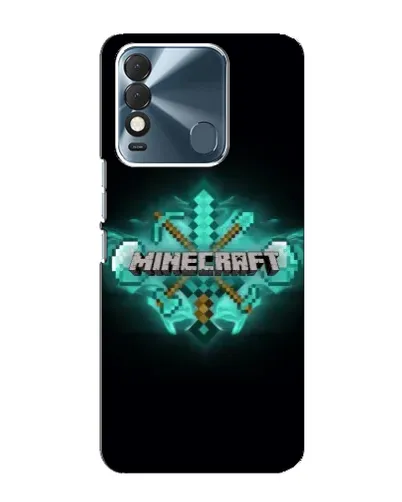 Чехол для TECNO Spark 8 с картинкой «Minecraft Diamond лого» Чехол для TECNO Spark 8 с картинкой «Minecraft Diamond лого»