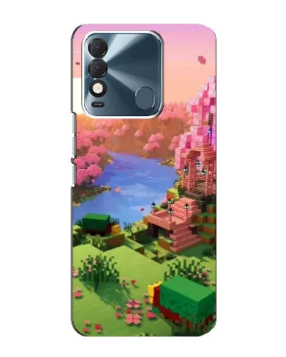 Чехол для TECNO Spark 8 с картинкой «Розовое дерево Minecraft» Чехол для TECNO Spark 8 с картинкой «Розовое дерево Minecraft»