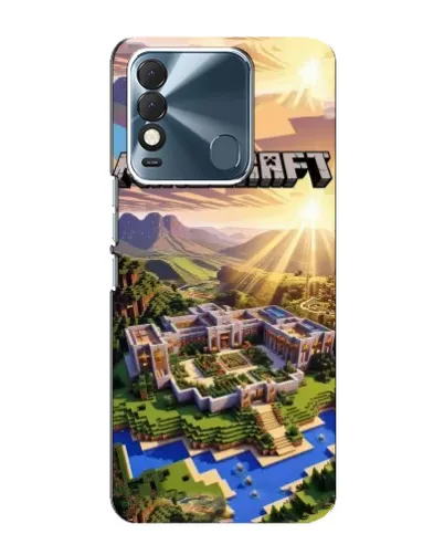 Чехол для TECNO Spark 8 с картинкой «Minecraft панорама» Чехол для TECNO Spark 8 с картинкой «Minecraft панорама»