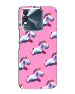 Чехол для TECNO Spark 8 с картинкой «Единороги на розовом» Чехол для TECNO Spark 8 с картинкой «Единороги на розовом»