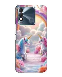 Чехол для TECNO Spark 8 с картинкой «Радуга и единороги» Чехол для TECNO Spark 8 с картинкой «Радуга и единороги»