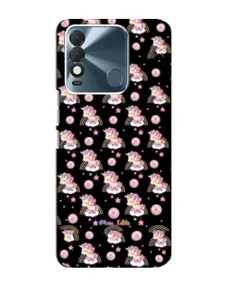 Чехол для TECNO Spark 8 с картинкой «Magic Unicorn паттерн»