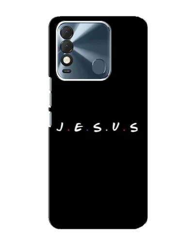 Чехол для TECNO Spark 8 с картинкой «Точки веры J.E.S.U.S.»