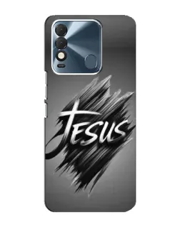 Чехол для TECNO Spark 8 с картинкой «Надпись Jesus Graffiti»