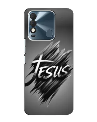 Чехол для TECNO Spark 8 с картинкой «Надпись Jesus Graffiti»