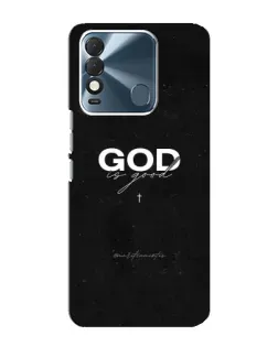 Чехол для TECNO Spark 8 с картинкой «GOD — Бог над всем»