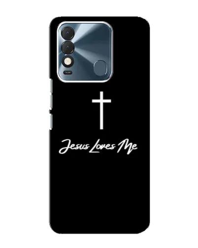 Чехол для TECNO Spark 8 с картинкой «Иисус любит тебя»