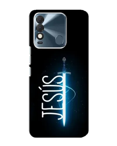 Чехол для TECNO Spark 8 с картинкой «Меч Духа Jesus»