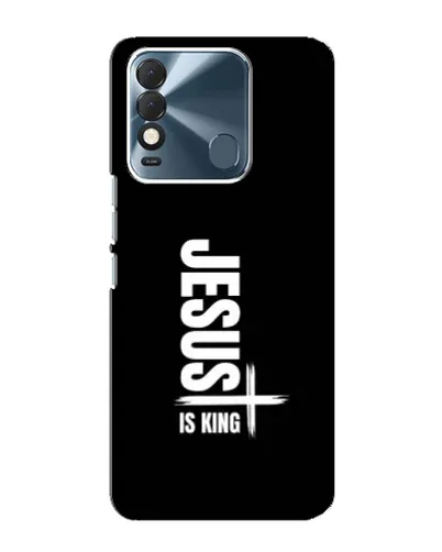 Чехол для TECNO Spark 8 с картинкой «Вертикаль веры Jesus»