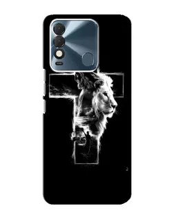 Чохол для TECNO Spark 8 з картинкою «Сяючий хрест Jesus»
