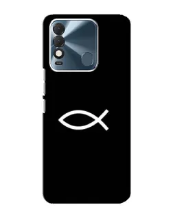 Чохол для TECNO Spark 8 з картинкою «Символ риби Jesus»